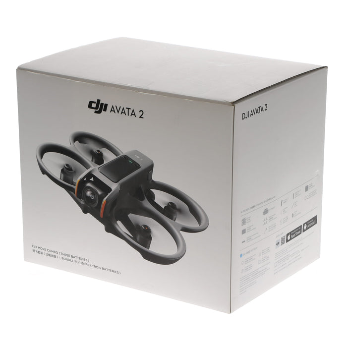 【中古品】DJI WA5206 DJI Avata 2 Fly More コンボ(バッテリー×3)[内蔵リモートID対応/事前登録無し]