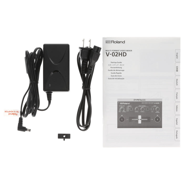 中古品】Roland V-02HD 2チャンネルマルチフォーマットビデオ 中古品】Roland V-02HD 2チャンネルマルチフォーマットビデオ