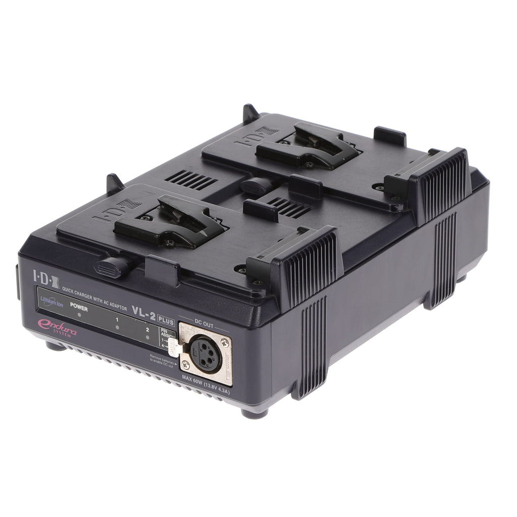 IDX VL-2PLUS 2ch順次急速充電器 Vマウント チャージャー