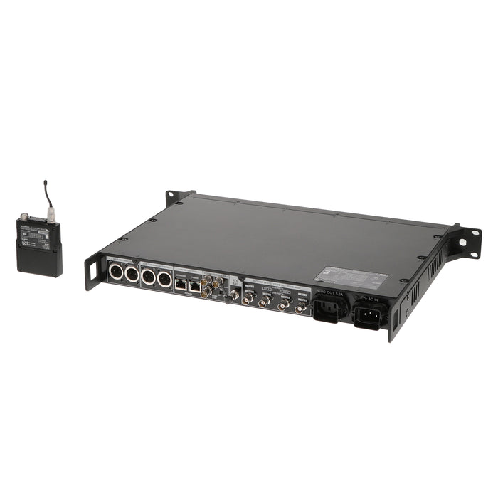 【中古品】SONY DWT-B01N/G + DWR-R03D/G デジタルワイヤレストランスミッター + レシーバー(新A帯/1.2GHz帯)