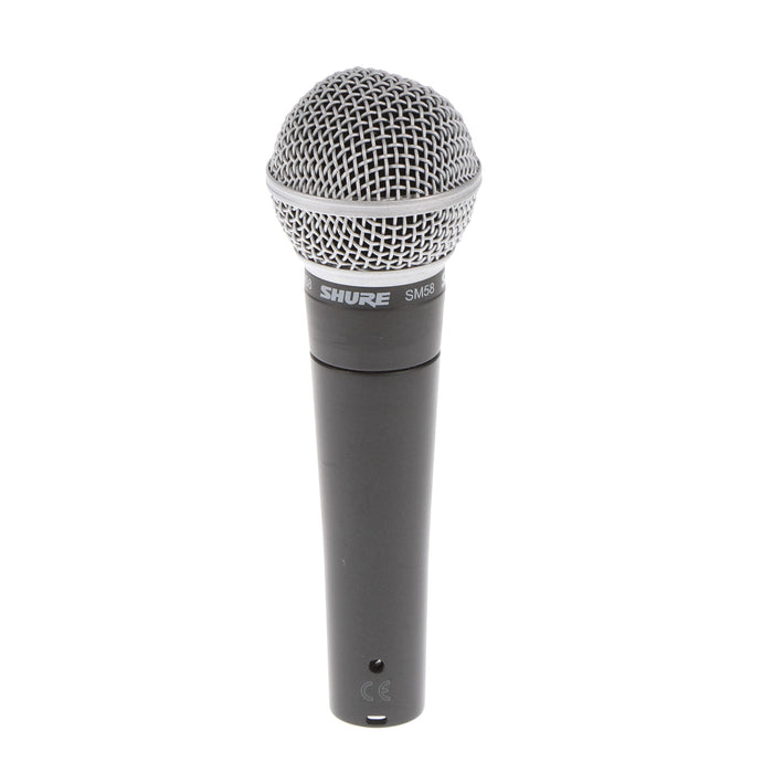 【中古品】SHURE SM58 ダイナミック型ハンドヘルドマイクロホン(スイッチ無)