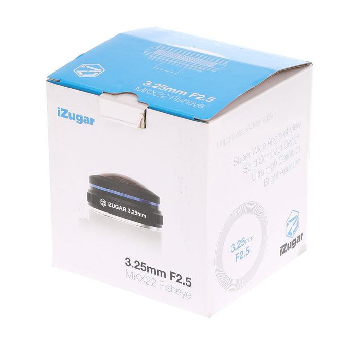 【セール】【中古品】iZugar MKX22 Fisheye Lens for MFT 3.25mm f2.5 FOV 220