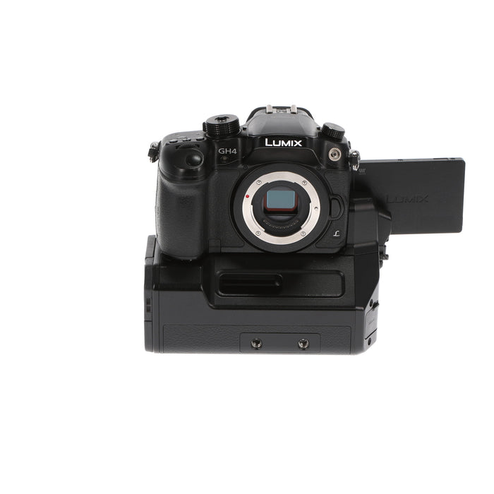 【中古品】Panasonic AG-GH4U 4K動画撮影対応ミラーレス・デジタル一眼(業務用インターフェースユニット[AG-YAGHG]同梱モデル)