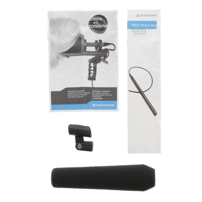 中古品】SENNHEISER MKH 416-P48U3 ショットガンマイクロフォン - 業務 