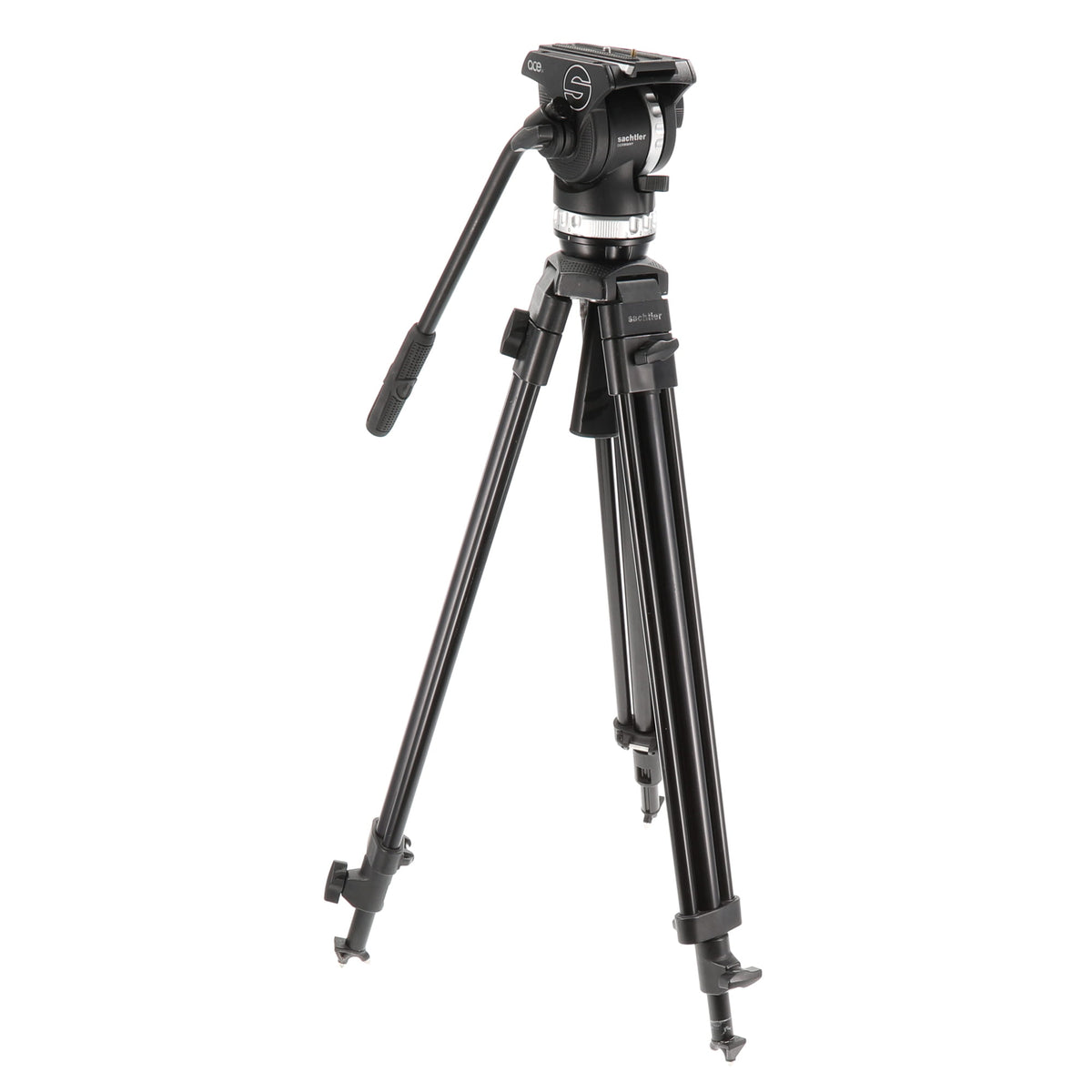 中古品】Sachtler システムAce M Ace M 三脚セット(アルミ/3段 