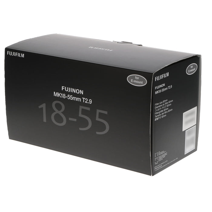 【セール】【中古品】FUJINON MK18-55mm T2.9 シネマズームレンズ(Eマウント)