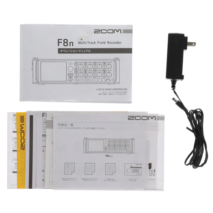 【中古品】ZOOM F8n マルチトラックフィールドレコーダー
