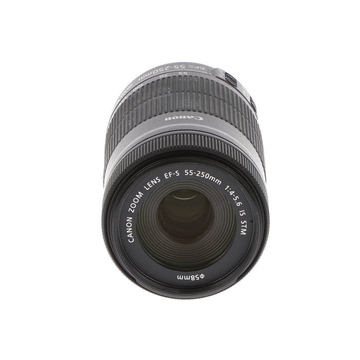 【中古品】Canon EF-S55-250ISSTM EF-S望遠ズームレンズ EF-S55-250mm F4-5.6 IS STM