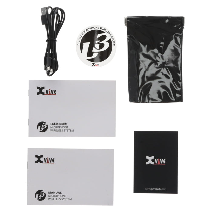 【中古品】XVIVE XV-U3 U3マイクロフォンデジタルワイヤレス・システム