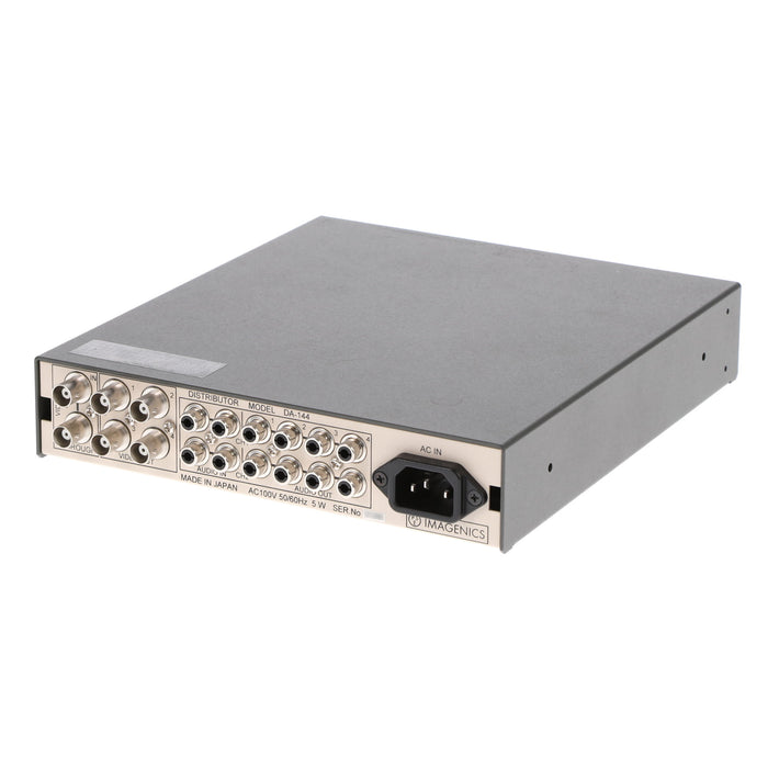 【セール】【中古品】IMAGENICS DA-144 1入力4出力映像、音声(ステレオ、アンバランス)分配器