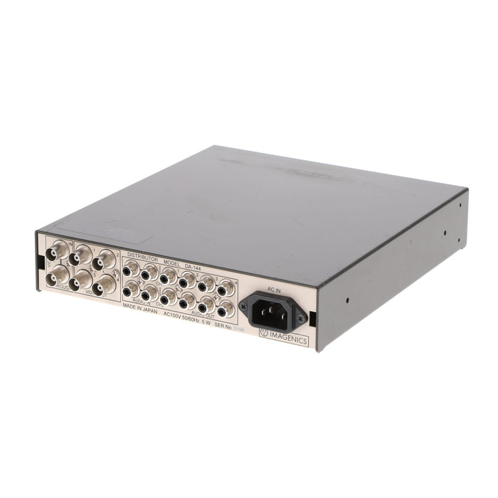 【セール】【中古品】IMAGENICS DA-144 1入力4出力映像、音声(ステレオ、アンバランス)分配器