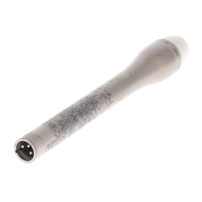 【中古品】SHURE SM63L ダイナミック型インタビューマイクロホン(ロング/シャンパンゴールド)
