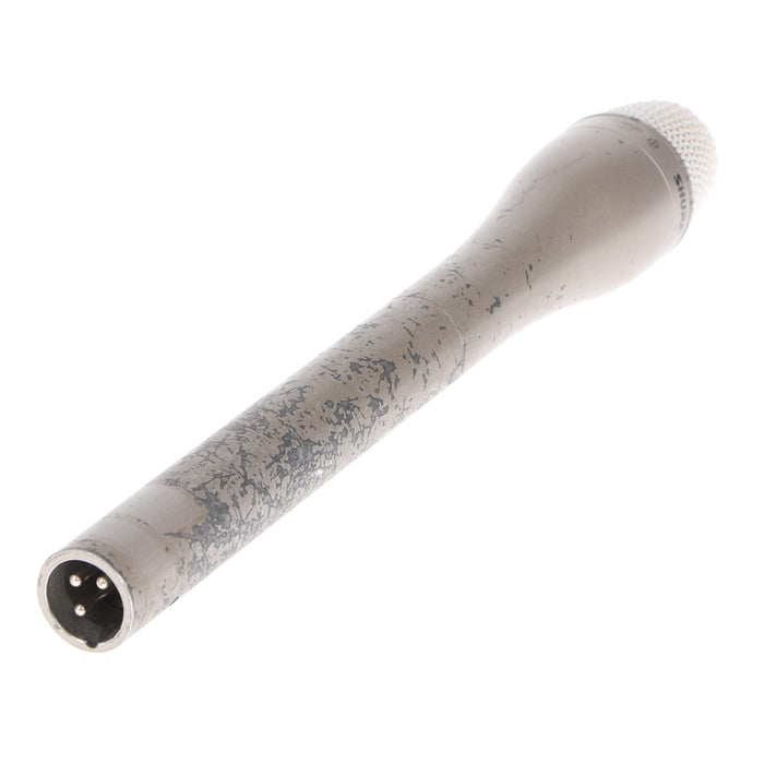 【中古品】SHURE SM63L ダイナミック型インタビューマイクロホン(ロング/シャンパンゴールド)