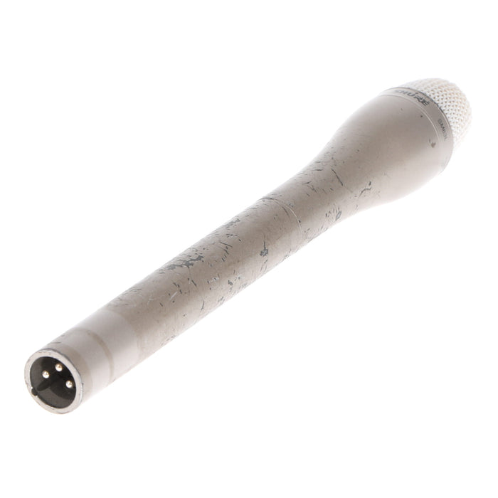 【中古品】SHURE SM63L ダイナミック型インタビューマイクロホン(ロング/シャンパンゴールド)