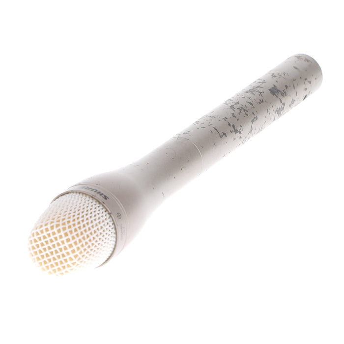 【中古品】SHURE SM63L ダイナミック型インタビューマイクロホン(ロング/シャンパンゴールド)