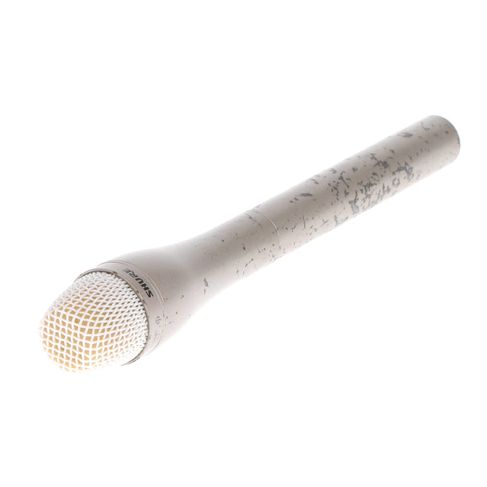 【セール】【中古品】SHURE SM63L ダイナミック型インタビューマイクロホン(ロング/シャンパンゴールド)