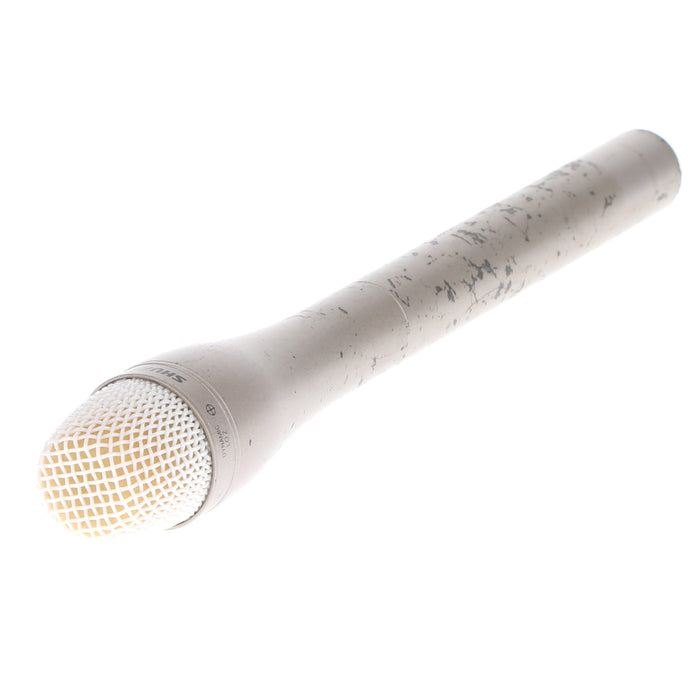【中古品】SHURE SM63L ダイナミック型インタビューマイクロホン(ロング/シャンパンゴールド)