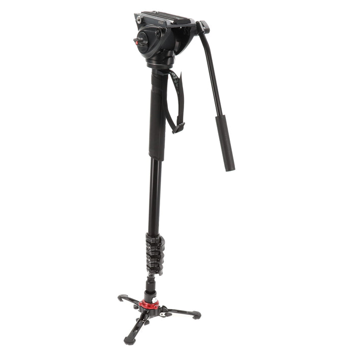 【中古品】Manfrotto MVMXPRO500 XPRO フルード ビデオ一脚 フルード雲台付