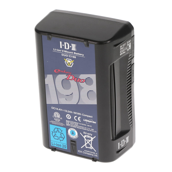 【中古品】IDX DUO-C198 Vマウントタイプリチウムイオンバッテリー(191Wh)
