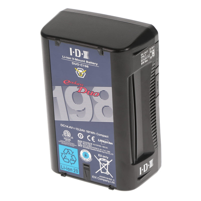 【中古品】IDX DUO-C198 Vマウントタイプリチウムイオンバッテリー(191Wh)