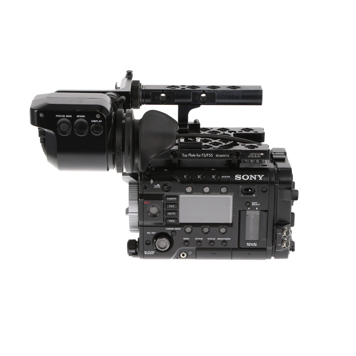【中古品】SONY PMW-F55 ＋ DVF-EL100 CineAlta 4Kカメラ(ビューファインダー付属)