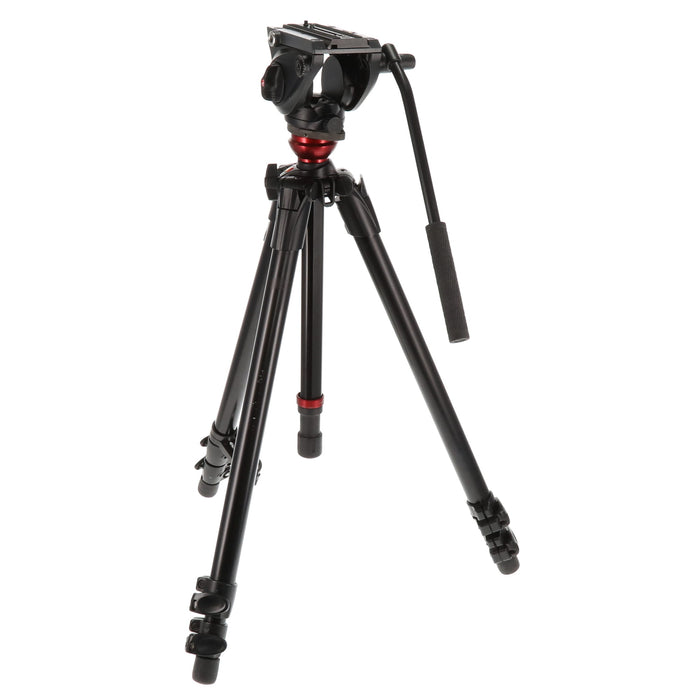 【セール】【中古品】Manfrotto MVH500AH 755XBK ビデオキット シングル3段 MDEVEアルミ