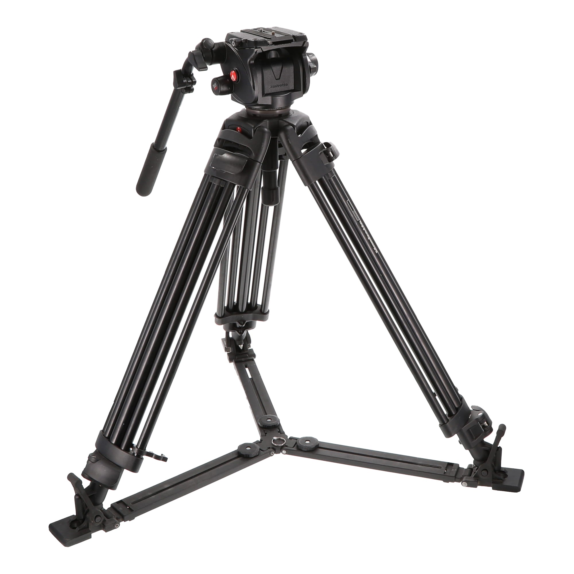 Manfrotto 525MVB 503HDV 雲台付き 三脚　値段交渉可能です 中古品】Manfrotto 503HDV + 525MVB ビデオ三脚キット - 業務用撮影