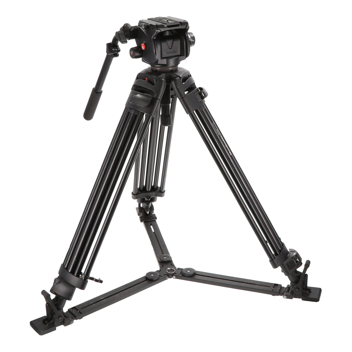 中古品】Manfrotto 503HDV + 525MVB ビデオ三脚キット - 業務用撮影