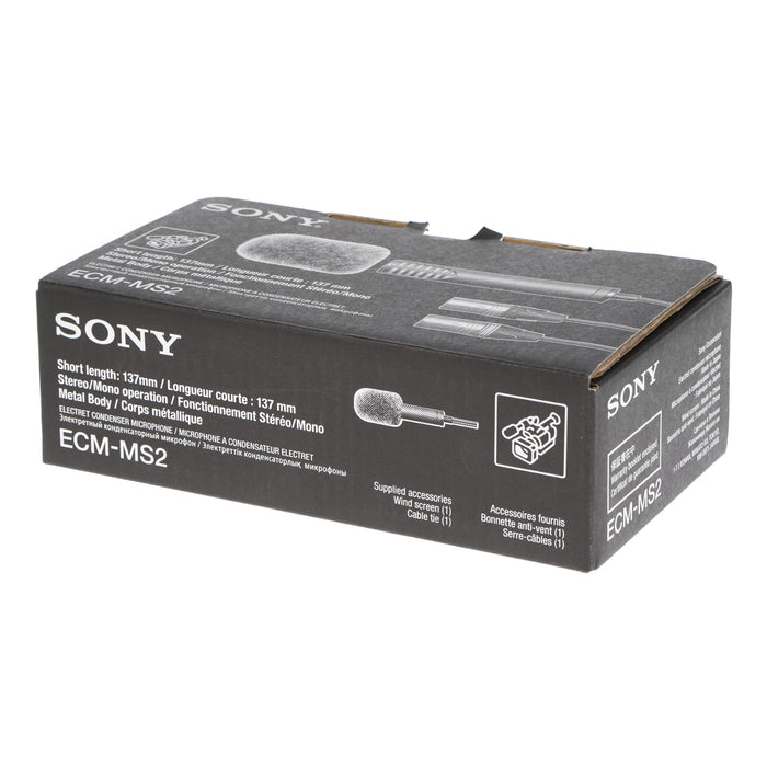 【中古品】SONY ECM-MS2 エレクトレットコンデンサーマイクロホン