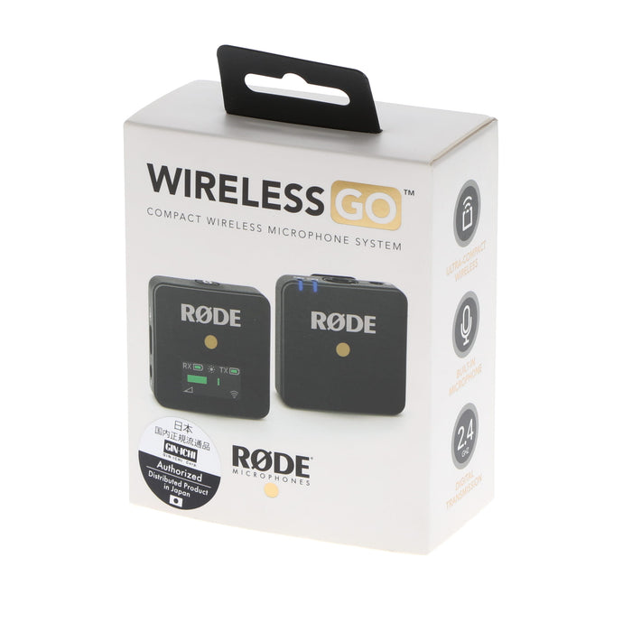 【中古品】RODE WIGO Wireless GO(黒)(Lavalier GO/Interview GO付属)