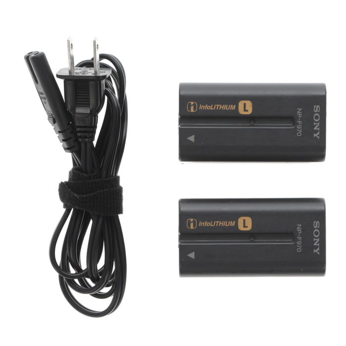 【中古品】SONY AC-VQ1051D ACアダプター/チャージャー(バッテリーパック2個付属)