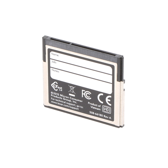 【中古品】Lexar LC256CRBJP3500 Professional 3500x CFast 2.0カード 256GB