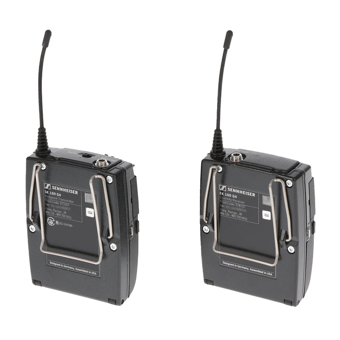 【中古品】SENNHEISER EW 112P G4-JB エボリューションワイヤレスシステム G4 100 Series ポータブルラベリアセット（ME 2-II付属）