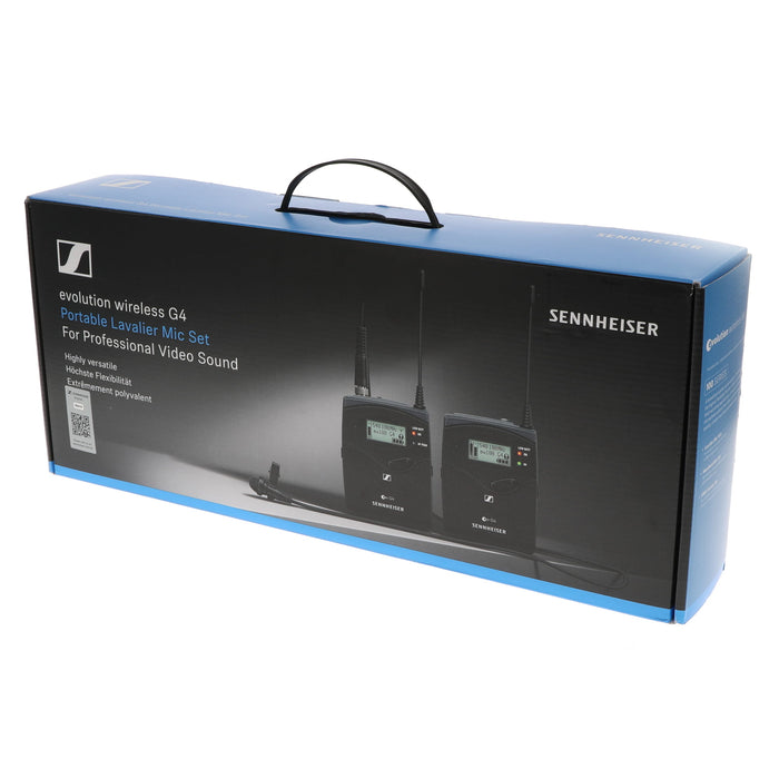 【中古品】SENNHEISER EW 112P G4-JB エボリューションワイヤレスシステム G4 100 Series ポータブルラベリアセット（ME 2-II付属）