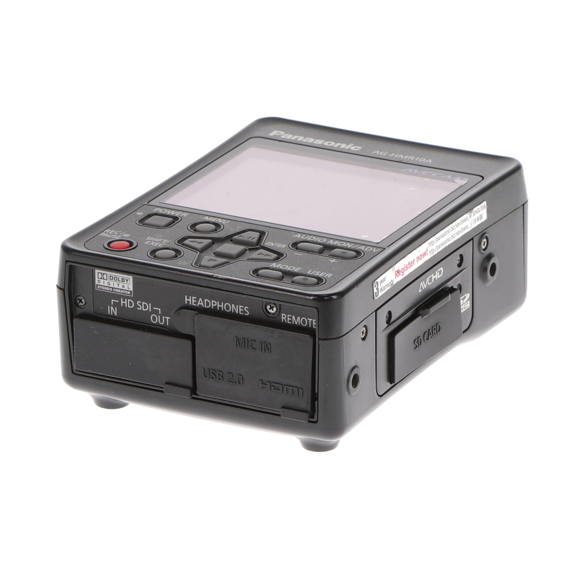 中古品】Panasonic AG-HMR10A メモリーカードポータブル 中古品】Panasonic AG-HMR10A メモリーカードポータブル