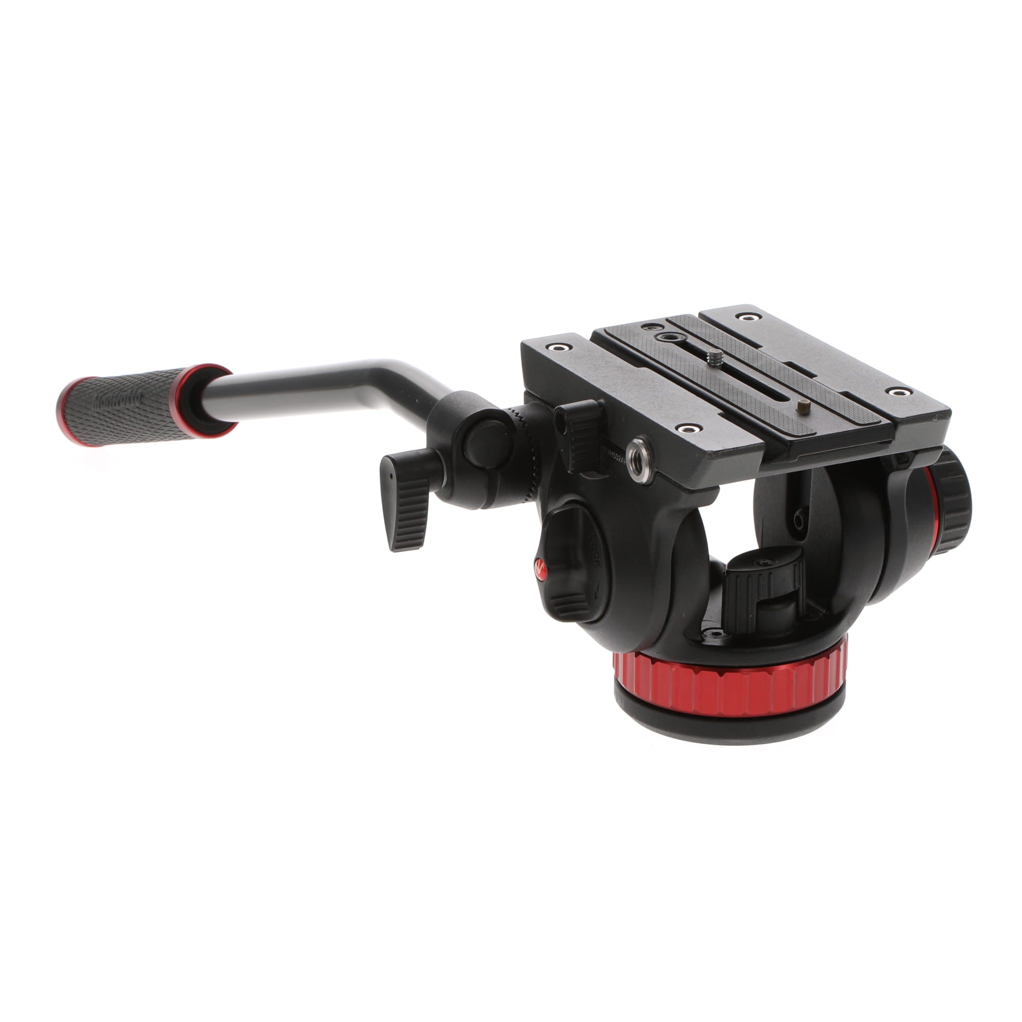Manfrotto ビデオ雲台MVH500A＋MVT502AM プレート付 Manfrotto ビデオ雲台MVH500A＋MVT502AM プレート付