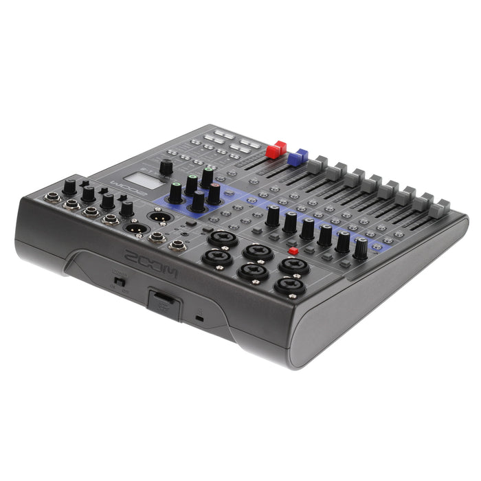 【中古品】ZOOM L-8 8チャンネルデジタルミキサー/レコーダー(専用キャリングバッグ付属)