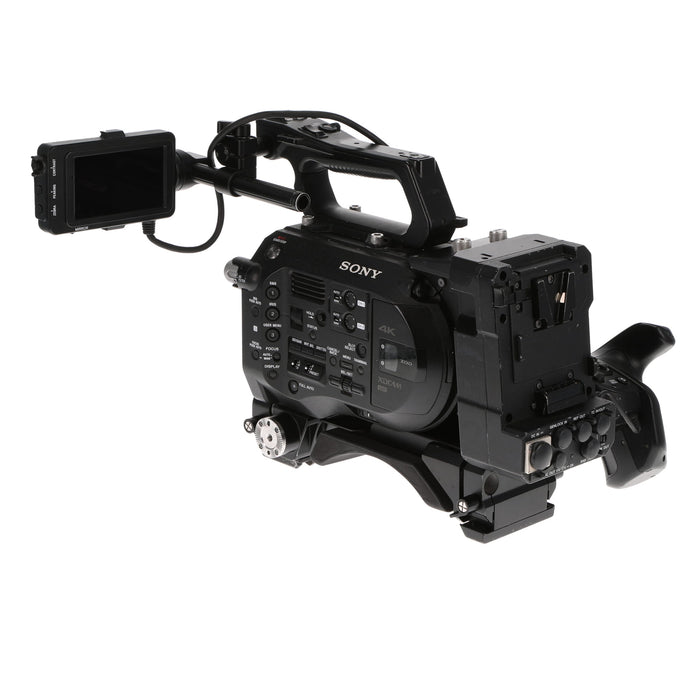 【セール】【中古品】SONY PXW-FS7 ＋ XDCA-FS7 ＋ VCT-FS7 XDCAMメモリーカムコーダー(拡張ユニット/ライトウェイトロッドサポート付属)