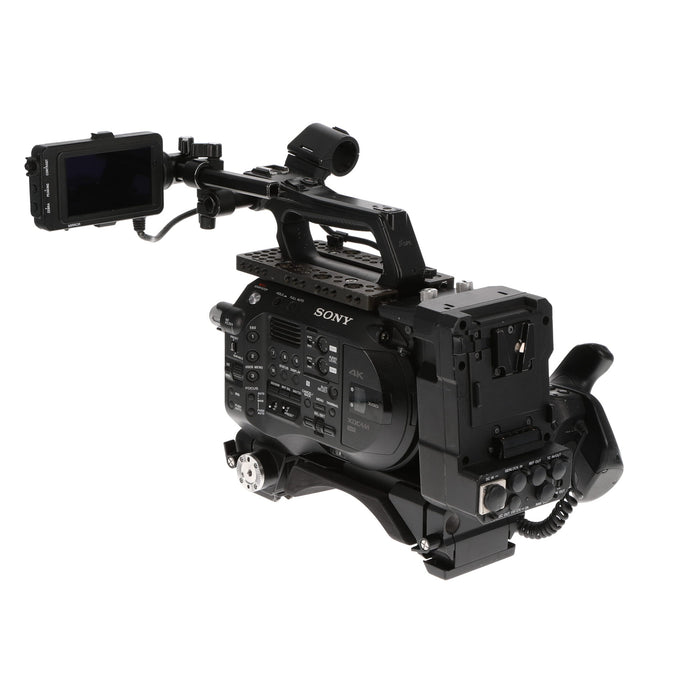 【中古品】SONY PXW-FS7M2 + XDCA-FS7 ＋ VCT-FS7 XDCAMメモリーカムコーダー(ボディのみ)(拡張ユニット/ライトウェイトロッドサポート付属)
