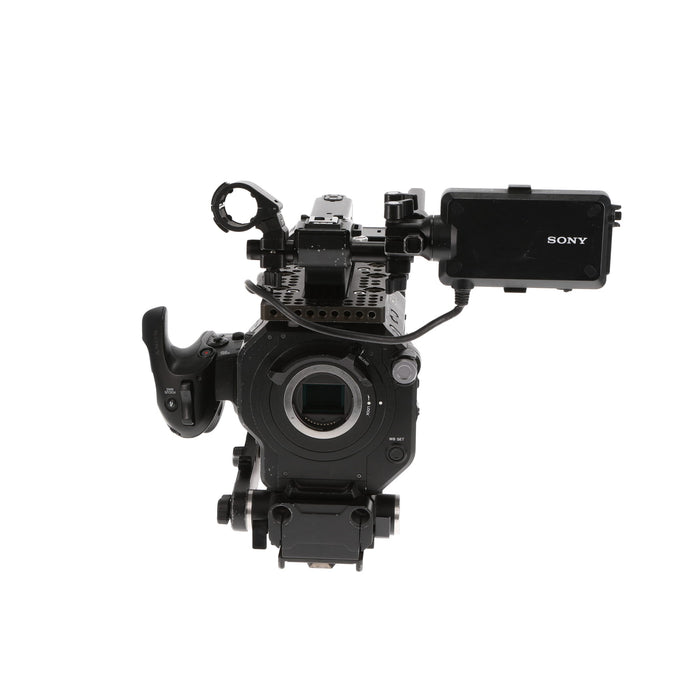 【中古品】SONY PXW-FS7M2 + XDCA-FS7 ＋ VCT-FS7 XDCAMメモリーカムコーダー(ボディのみ)(拡張ユニット/ライトウェイトロッドサポート付属)