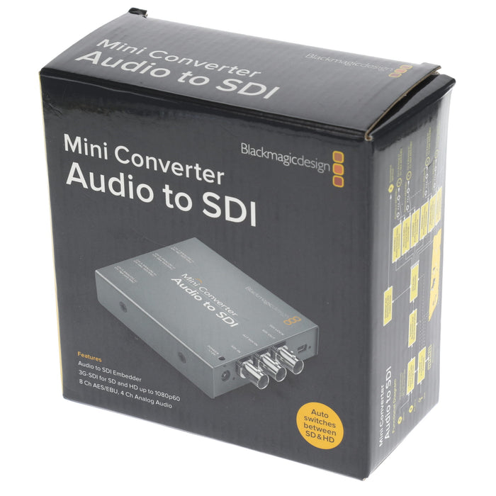 【中古品】BlackmagicDesign CONVMCAUDS2 Mini Converter Audio to SDI 2