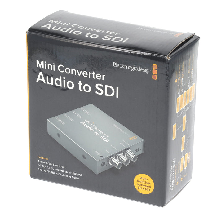 【中古品】BlackmagicDesign CONVMCAUDS2 Mini Converter Audio to SDI 2