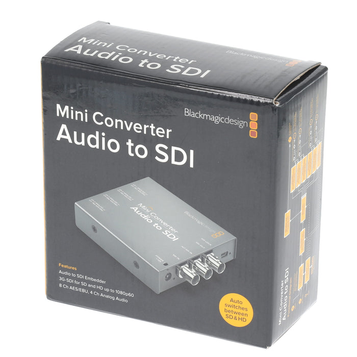 【中古品】BlackmagicDesign CONVMCAUDS2 Mini Converter Audio to SDI 2
