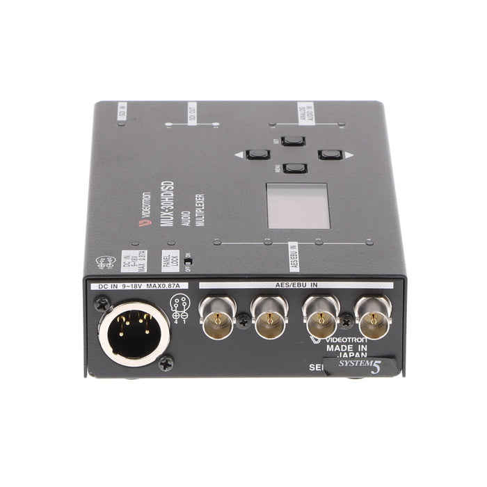 【中古品】VIDEOTRON MUX-30HD/SD 3G対応オーディオリマッピング機能付き音声マルチプレクサー