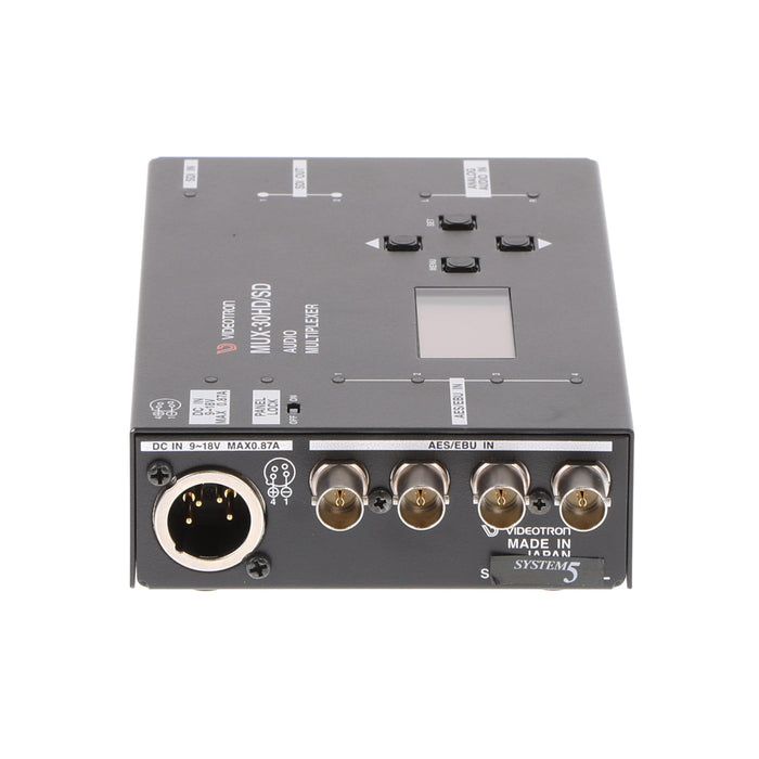 【中古品】VIDEOTRON MUX-30HD/SD 3G対応オーディオリマッピング機能付き音声マルチプレクサー