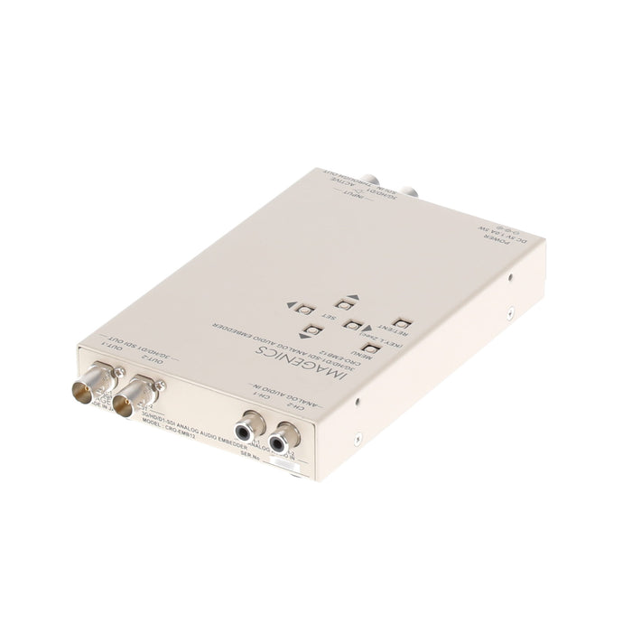 【中古品】IMAGENICS CRO-EMB12 3G/HD/SD-SDI アナログオーディオ エンベダー