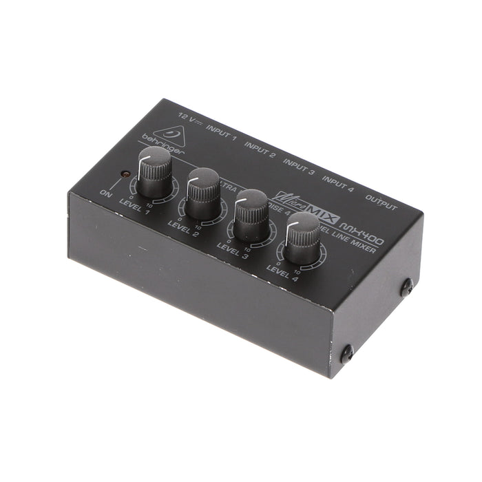 【中古品】Behringer MX400 4チャンネルラインミキサー