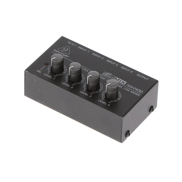 【中古品】Behringer MX400 4チャンネルラインミキサー