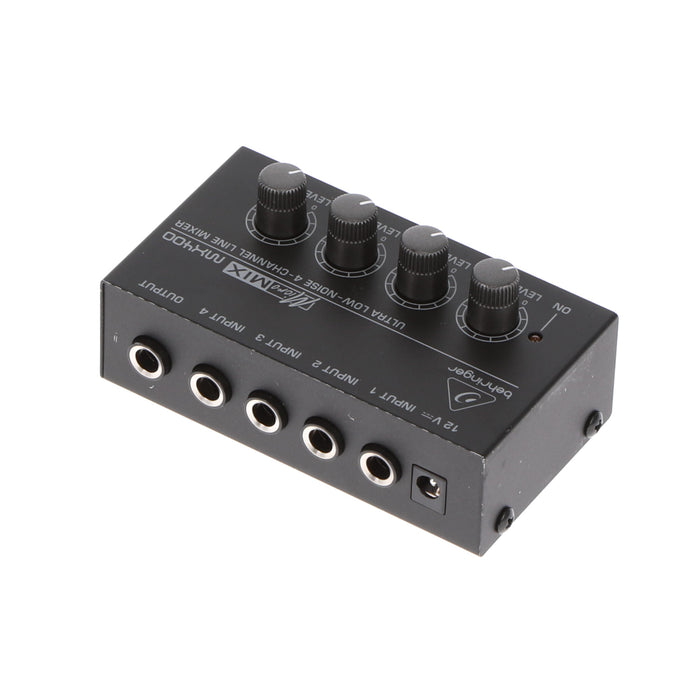 【中古品】Behringer MX400 4チャンネルラインミキサー