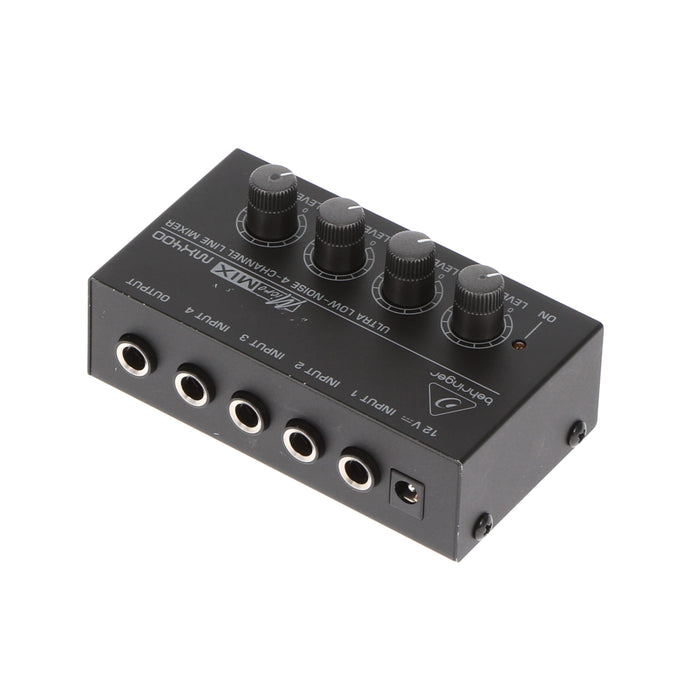 【中古品】Behringer MX400 4チャンネルラインミキサー